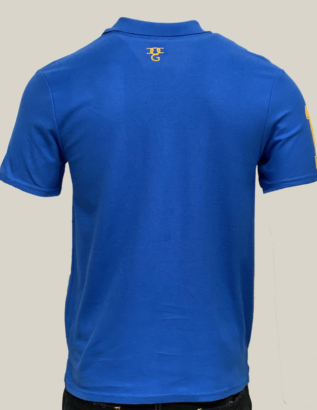 Men’s Omar Guevara Ralph Freedom Fighter Blue polo shirt £27.99