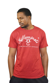 Mens Red / White Killuminati T Shirt