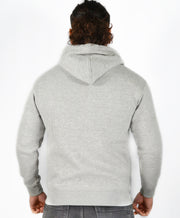Mens O.G. Symbol Light Grey Pullover Hooded Top
