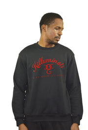 Mens Black / Red Killuminati Sweatshirt