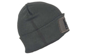 Dark Grey turn up beanie, with official patch