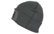 Dark Grey turn up beanie, with official patch