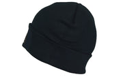 Navy Blue  turn up beanie, with official patch
