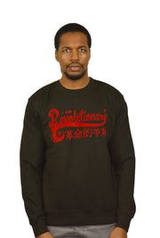Mens Black / Red I Am Revolutionary Sweatshirt