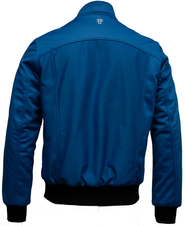 Omar Guevara 'Alpha Biker' Jacket Electric Blue
