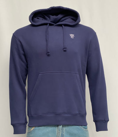 Hooded Pullover Blue Top