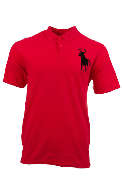 Mens Polo Shirt Ummah Red