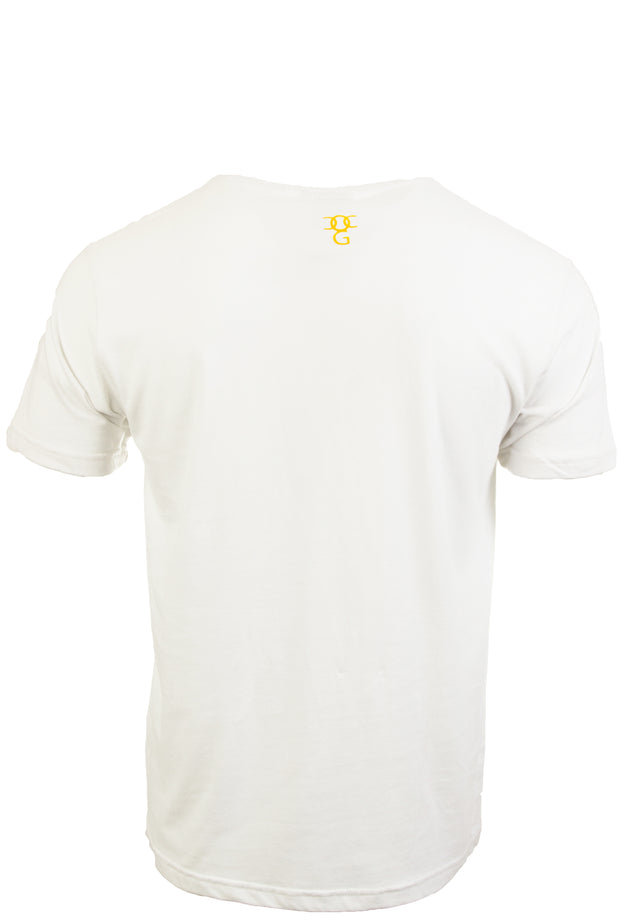 Mens White / Yellow Superfly T Shirt